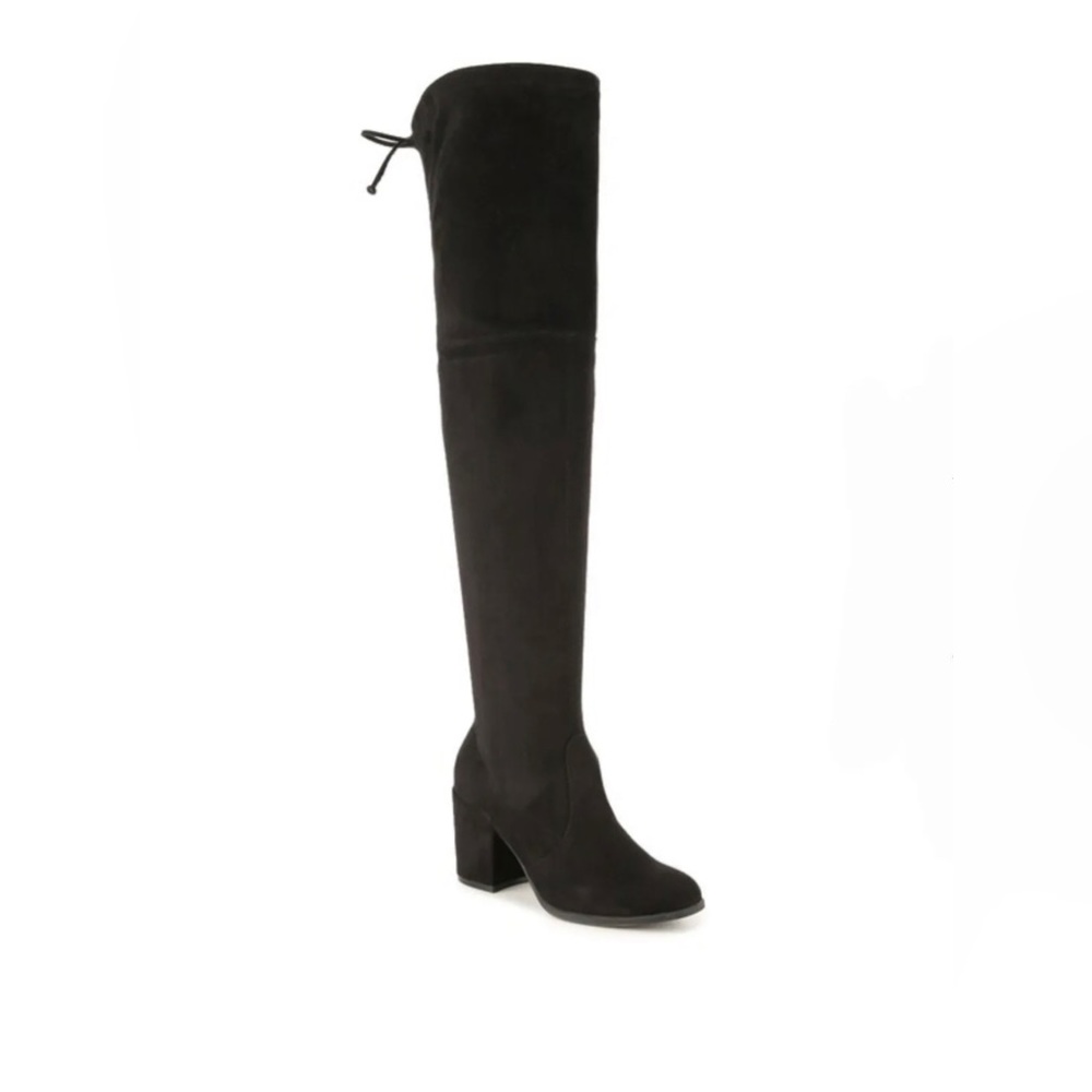 Unisa Dedrii Women's Over The Knee Boots Black Faux Suede size 7M